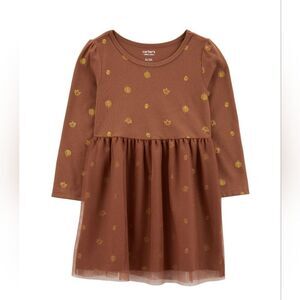 Carter's Girls Thanksgiving Tulle Dress, Sizes 12 months, 2T